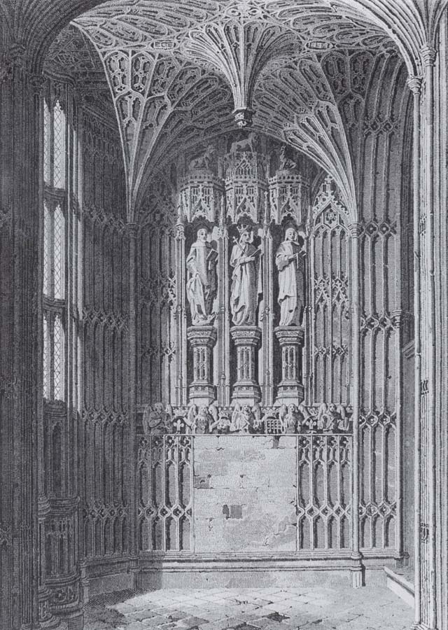 Westminster Abbey,the north aisle of Henry Vii-s Chapel